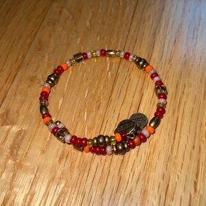 Red and Orange Alex an Ani Bracelet 
Vintage Sixty-Six